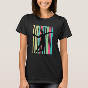 ウィメンズハンドボール21期誕生日ウィメンズプレーヤーチームM Tシャツ