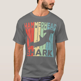 ウィメンズハンマーヘッドシャークヴィンテージユニーズVNeck Tシャツ