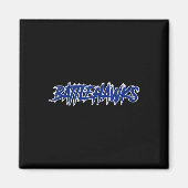 ウィメンズバトルホークスSt.Louisサッカーのテールゲートカック マグネット (正面)