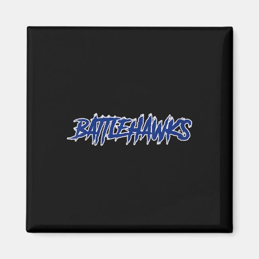 ウィメンズバトルホークスSt.Louisサッカーのテールゲートカック マグネット (正面)