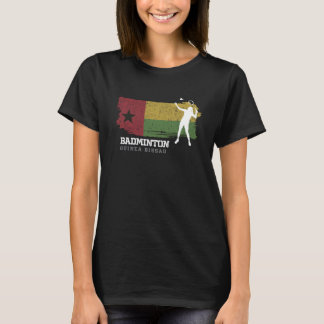 ウィメンズバドミントンギニアビサウNetゲームプレイヤーバ Tシャツ