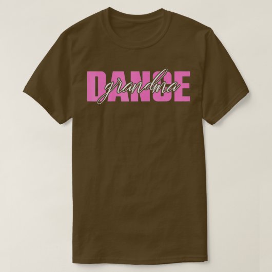 ウィメンズバレリーナダンサーダンスグランマ踊り Tシャツ (デザイン正面)