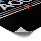 ウィメンズバーニーサンダースとAoc Vネック ポスター (角)