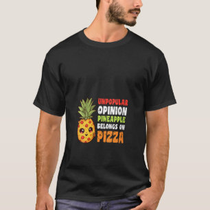 ウィメンズパイナップルはピザに属するハワイアンウンポプル Tシャツ