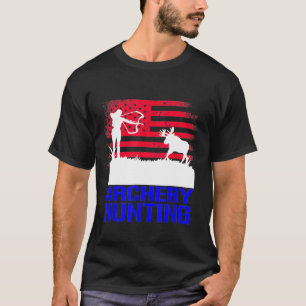 ウィメンズパトリオティックアーチェリー狩り Tシャツ