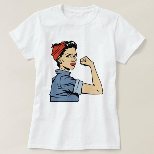 ウィメンズパワー – Tシャツ (デザイン正面)