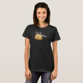 ウィメンズパンケーキママ朝食マザーメープルシロップBr Tシャツ (正面フル)