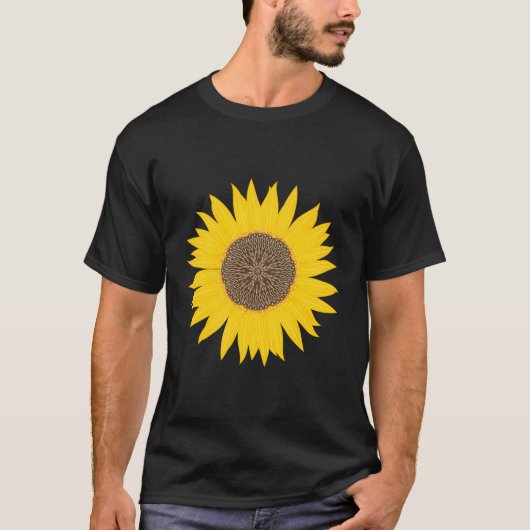 ウィメンズヒマワリひまわり花束春黄 Tシャツ (正面)