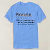 ウィメンズヒョウNonna定義おばあちゃんおもしろいギフト Tシャツ (デザイン正面)