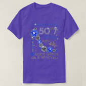 ウィメンズヒール50誕生日分隊が50にステップイン Tシャツ (デザイン正面)