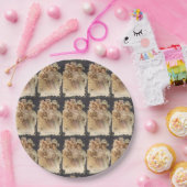 ウィメンズビクトリアンヴィンテージクリスマス紙プレート ペーパープレート (パーティー)