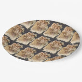 ウィメンズビクトリアンヴィンテージクリスマス紙プレート ペーパープレート (アングル)