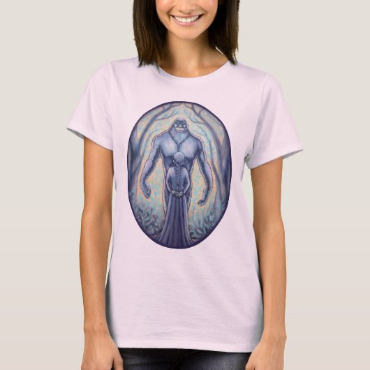 ウィメンズビッグフートシャツレディーズサスカッチシャツティー Tシャツ (正面)