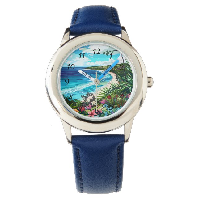 ウィメンズビューティフルビーチデザイン 腕時計 (正面)