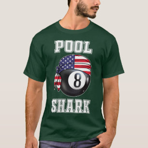 ウィメンズビリヤードTeam8ボールプールゲーム選手のギフト Tシャツ