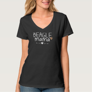 ウィメンズビーグルママビーグルママママパウドッグ Tシャツ