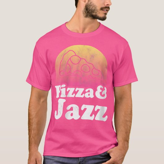 ウィメンズピザとジャズ Tシャツ (正面)