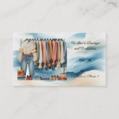 ウィメンズファッションブティックアクセサリービジネスカード 名刺 (正面)