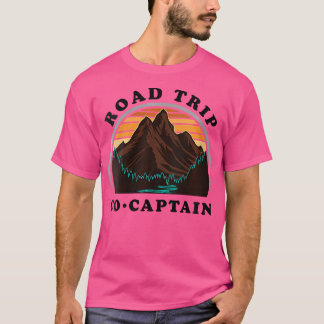 ウィメンズファミリーバケーションロードトリップキャンピングファミリーマ Tシャツ