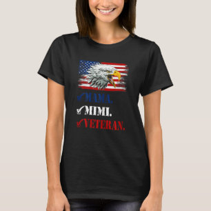 ウィメンズファースト・ママ今Mimiかわいいアメリカン・イーグルFla Tシャツ