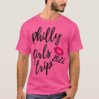 ウィメンズフィリーガールズトリップ2022フィラデルフィア休暇 Tシャツ