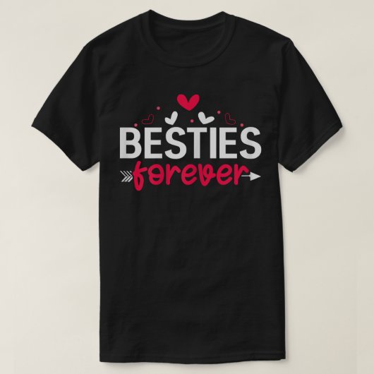 ウィメンズフォーエバーBFF友最高の人との友情 Tシャツ (デザイン正面)