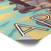 ウィメンズフライ釣りアリゾナ ポスター (角)