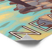 ウィメンズフライ釣りニューメキシコ ポスター (角)