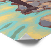 ウィメンズフライ釣りユタ ポスター (角)