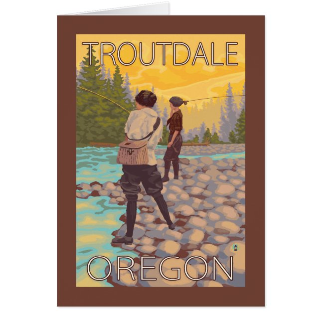 ウィメンズフライ釣り – Troutdale, Oregon (正面)