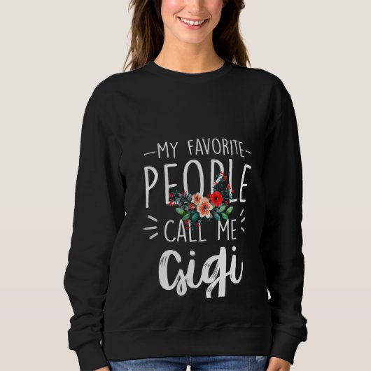 ウィメンズフローラギシシャッお気に入りのトマイピープルコール スウェットシャツ (正面)