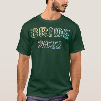 ウィメンズブライド2022新郎新婦ティーズ結婚アニ Tシャツ