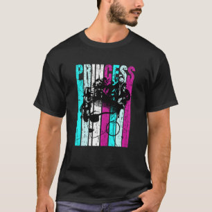 ウィメンズブラックプリンセスアフリカンアメリカン女性ブラック Tシャツ