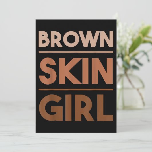 ウィメンズブラックメラニンクイーン魔法ブラウンスキンガールジュウ 招待状 (スタンド正面)