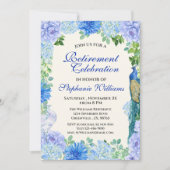 ウィメンズブルーフローラ退職パーティー 招待状 (正面)