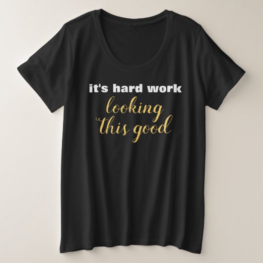 ウィメンズプラスサイズ基本Tシャツ プラスサイズTシャツ (デザイン正面)