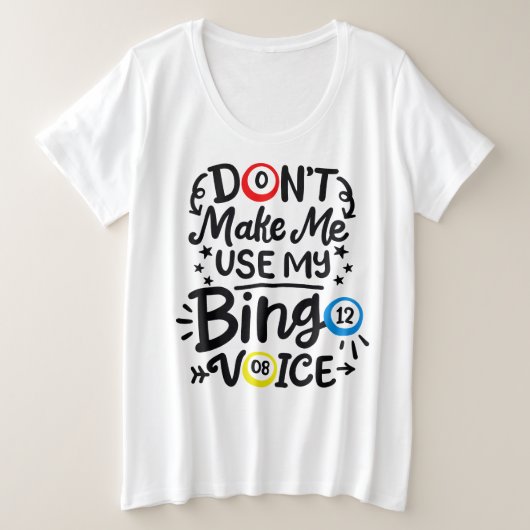 ウィメンズプラスサイズ基本Tシャツ プラスサイズTシャツ (デザイン正面)