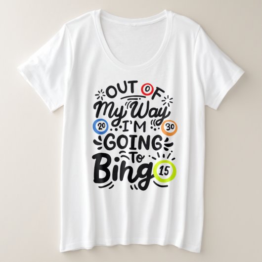 ウィメンズプラスサイズ基本Tシャツ プラスサイズTシャツ (デザイン正面)