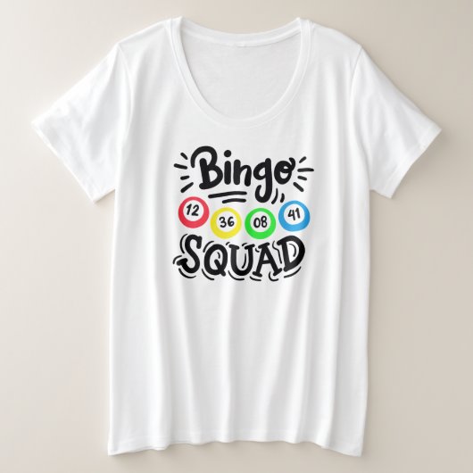 ウィメンズプラスサイズ基本Tシャツ プラスサイズTシャツ (デザイン正面)