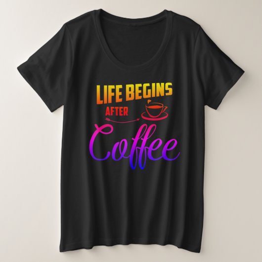 ウィメンズプラスサイズ基本Tシャツ プラスサイズTシャツ (デザイン正面)