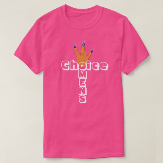 ウィメンズプロチョイスTシャツ Tシャツ (デザイン正面)