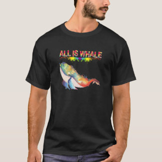 ウィメンズプンクジラことわざオールイズホエーカッコいいル海W Tシャツ