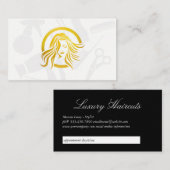 ウィメンズヘアロゴ 予約カード (正面/裏面)