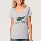 ウィメンズベラ+キャンバスジャージーVネックTシャツ Tシャツ (正面)