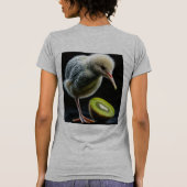 ウィメンズベラ+キャンバススリムフィットTシャツ Tシャツ (裏面)