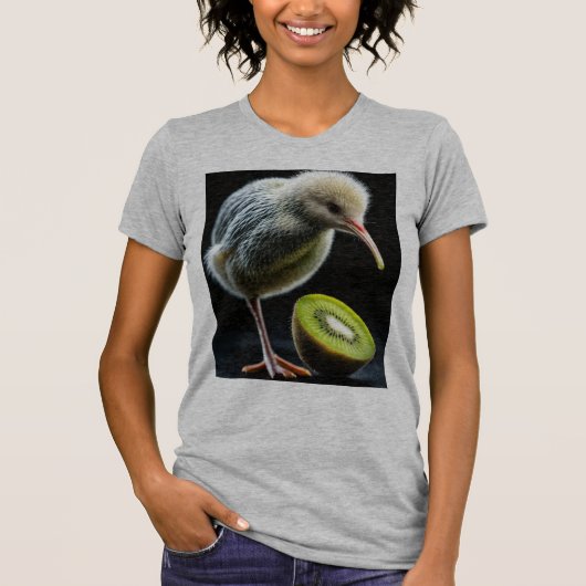 ウィメンズベラ+キャンバススリムフィットTシャツ Tシャツ (正面)