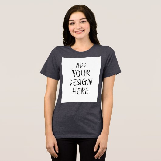 ウィメンズベラ+キャンバストリブレンドTシャツ トライブレンドTシャツ (正面全面)