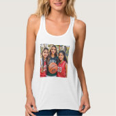 ウィメンズベラ+キャンバスフローレーサーバックタンクトップ タンクトップ (正面)