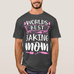 ウィメンズベーキングマムベイカー菓子店ベーキングTensi Tシャツ