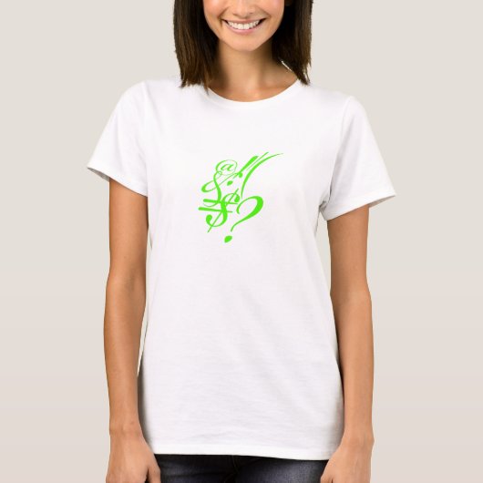 ウィメンズベーシックTシャツ、ホワイト Tシャツ (正面)